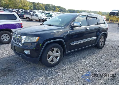 2012 Jeep Grand Cherokee Overland z USA, uszkodzony, nr VIN 1C4RJFCG8CC217735